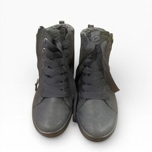Ecco black leather sneakers